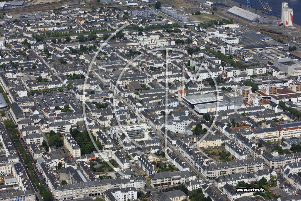 Photo arienne de Saint-Nazaire (Centre)