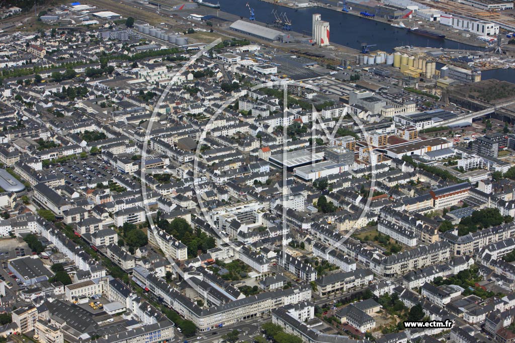 Photo arienne de Saint-Nazaire (Centre)