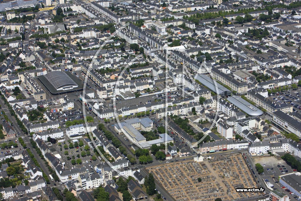Photo arienne de Saint-Nazaire (Centre)