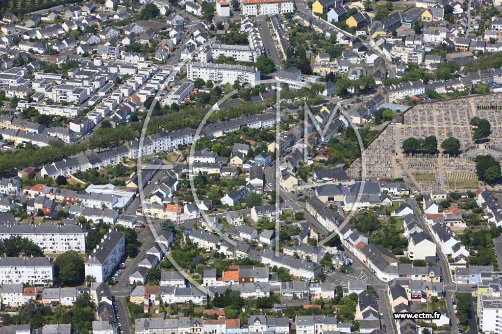Photo arienne de Saint-Nazaire (Centre)