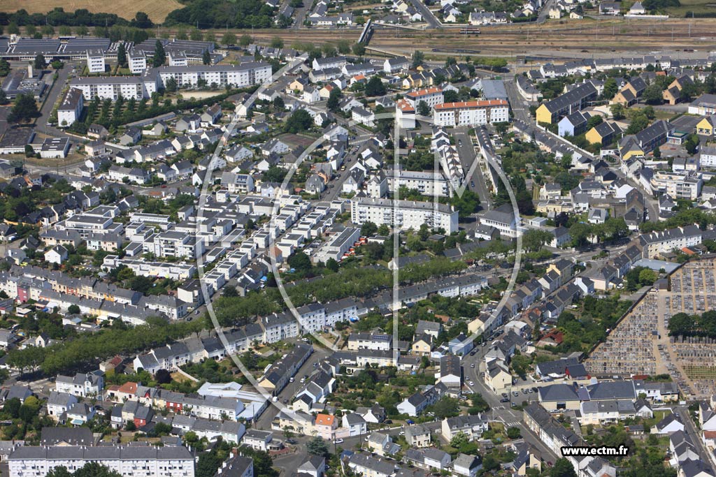 Photo arienne de Saint-Nazaire (Centre)