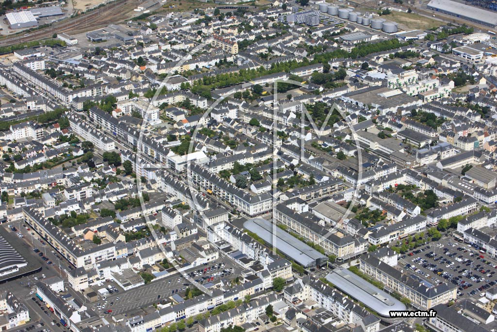 Photo arienne de Saint-Nazaire (Centre)