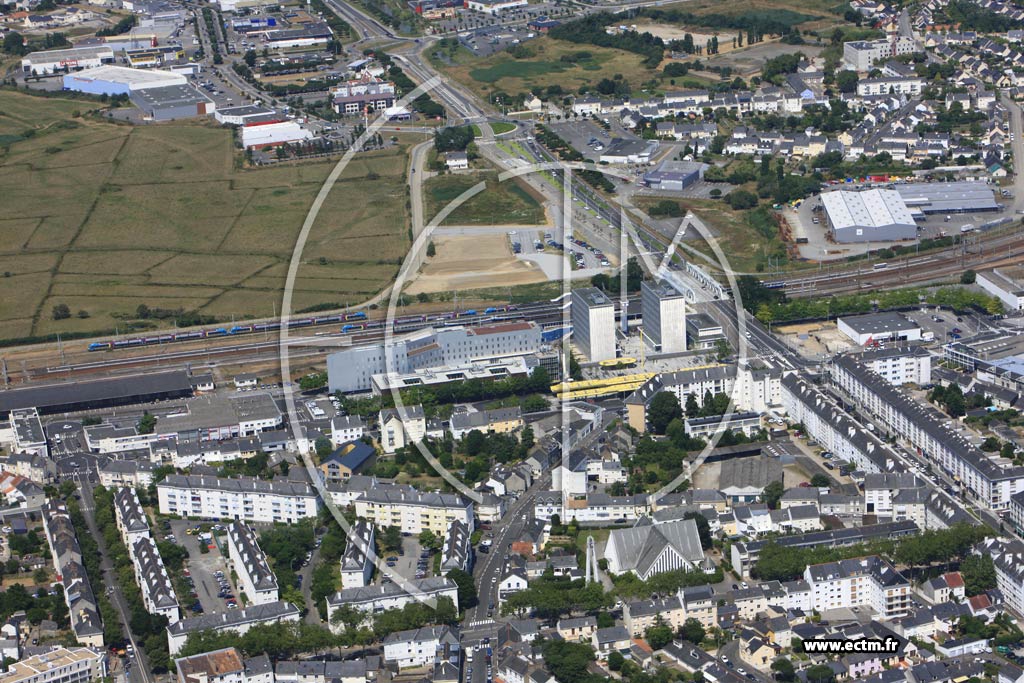 Photo arienne de Saint-Nazaire (Centre)