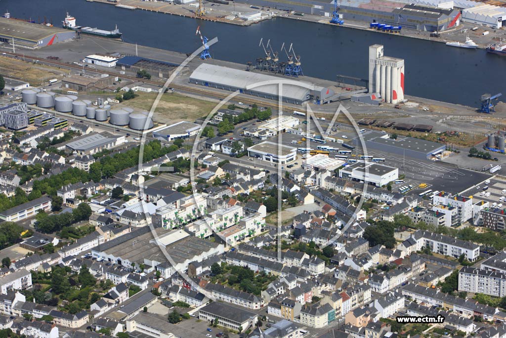 Photo arienne de Saint-Nazaire (Centre)
