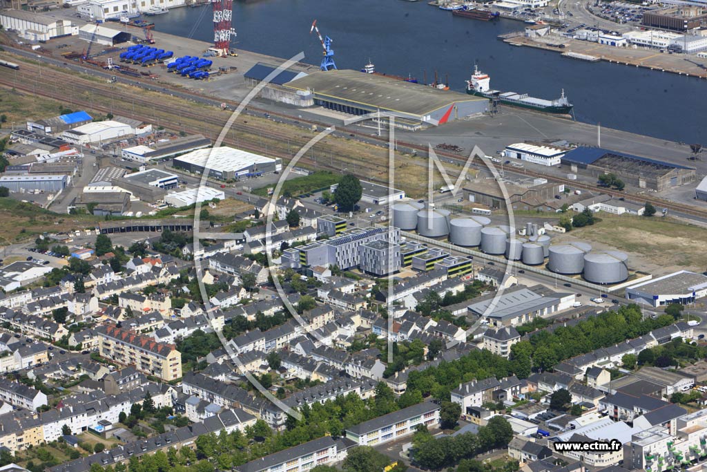 Photo arienne de Saint-Nazaire (Centre)