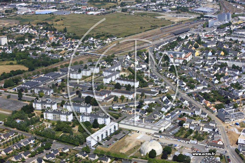 Photo arienne de Saint-Nazaire (Centre)