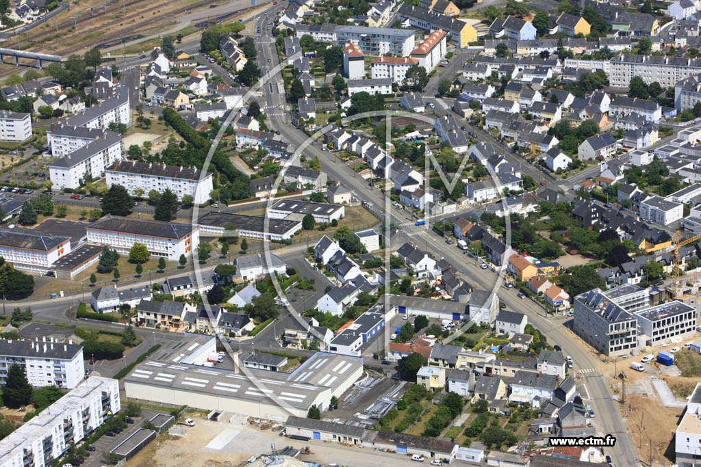Photo arienne de Saint-Nazaire (Centre)