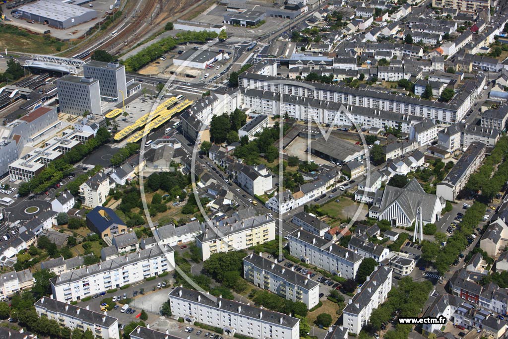 Photo arienne de Saint-Nazaire (Centre)