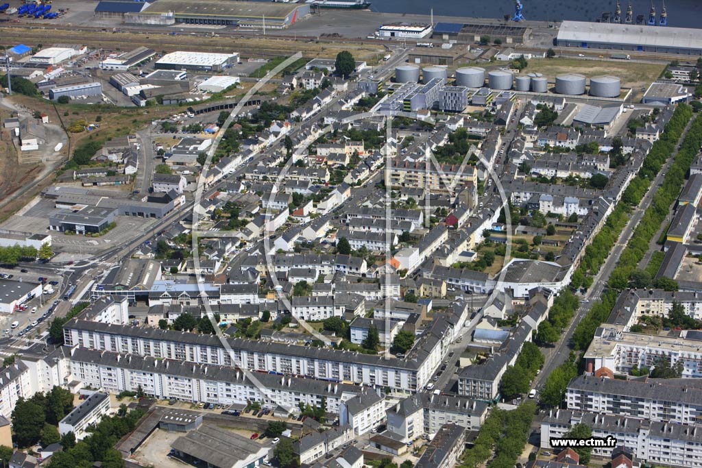 Photo arienne de Saint-Nazaire (Centre)