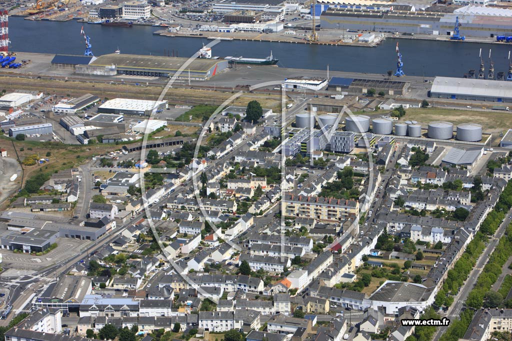 Photo arienne de Saint-Nazaire (Centre)