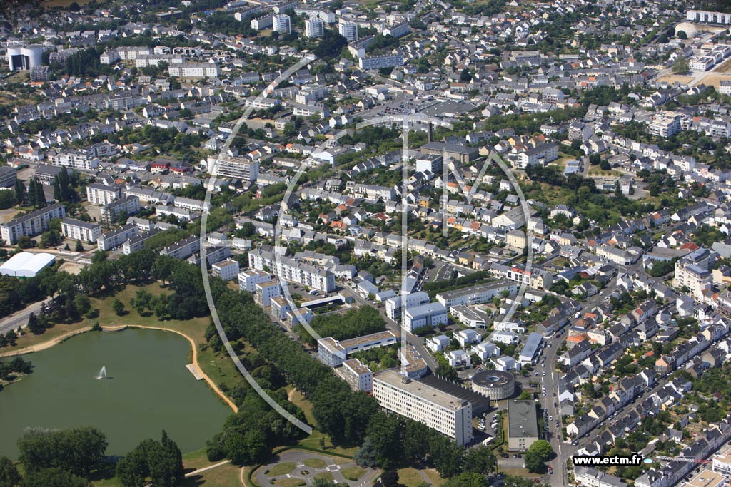 Photo arienne de Saint-Nazaire (Cit Scolaire)
