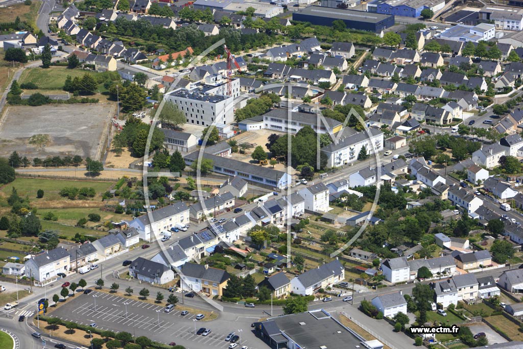 Photo arienne de Saint-Nazaire (Herbins Gare)