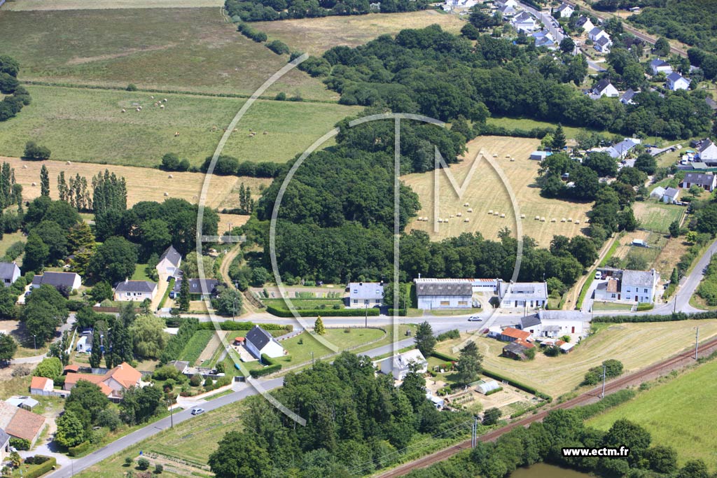 Photo arienne de Saint-Nazaire (Les Landes de Cuneix)