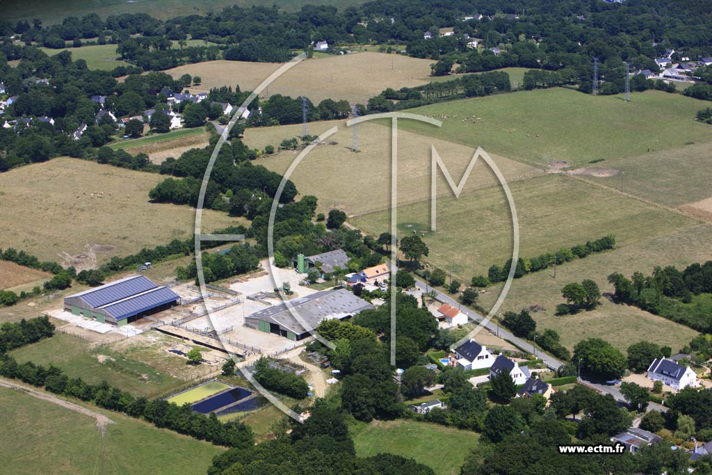 Photo arienne de Saint-Nazaire (Les Landes de Cuneix)