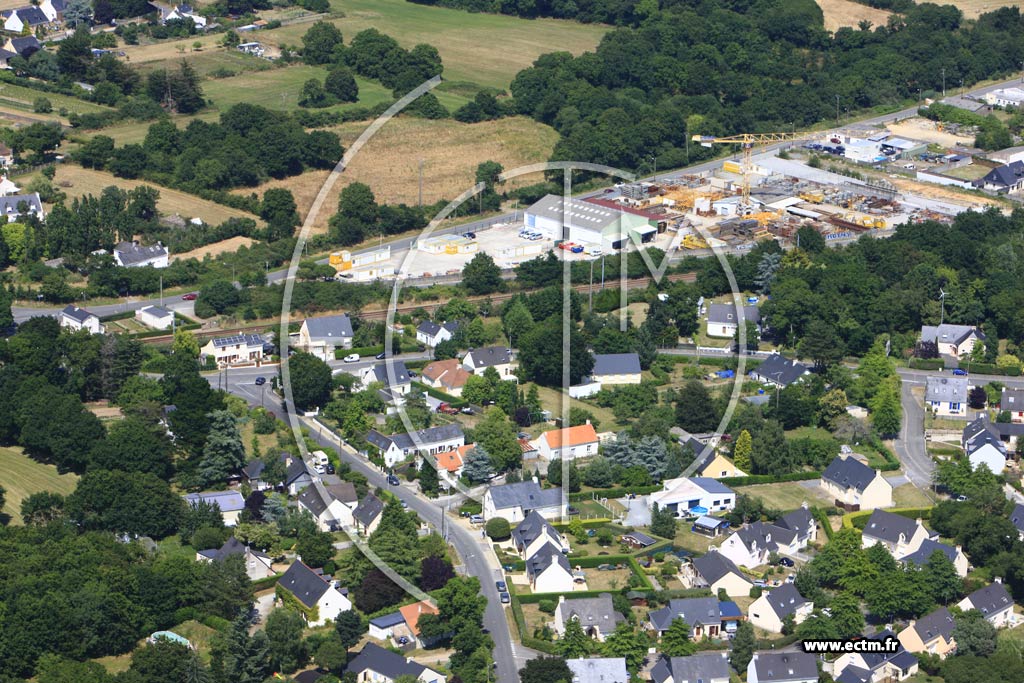Photo arienne de Saint-Nazaire (Lesnais)