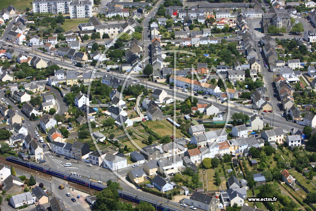 Photo arienne de Saint-Nazaire (Man Penhot)