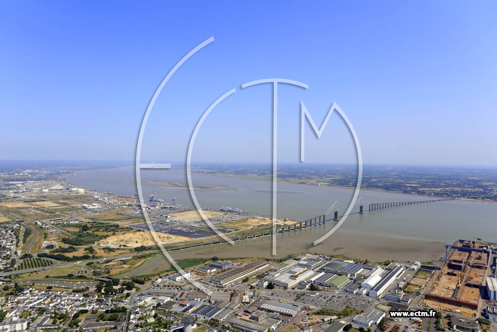 Photo arienne de Saint-Nazaire (Port)