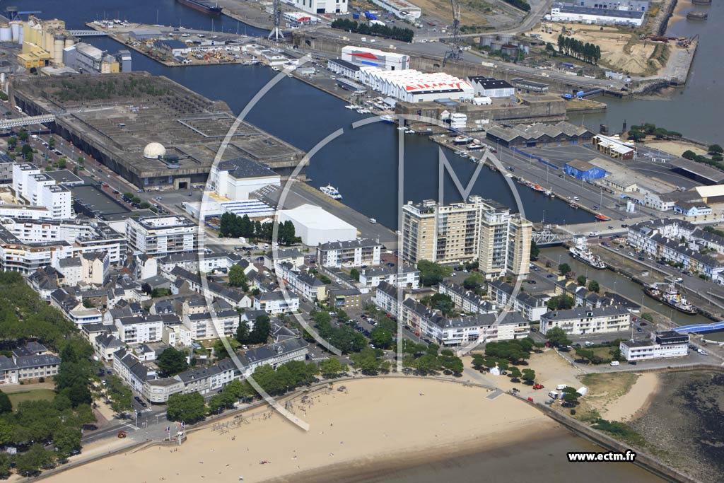 Photo arienne de Saint-Nazaire (Ville Port)