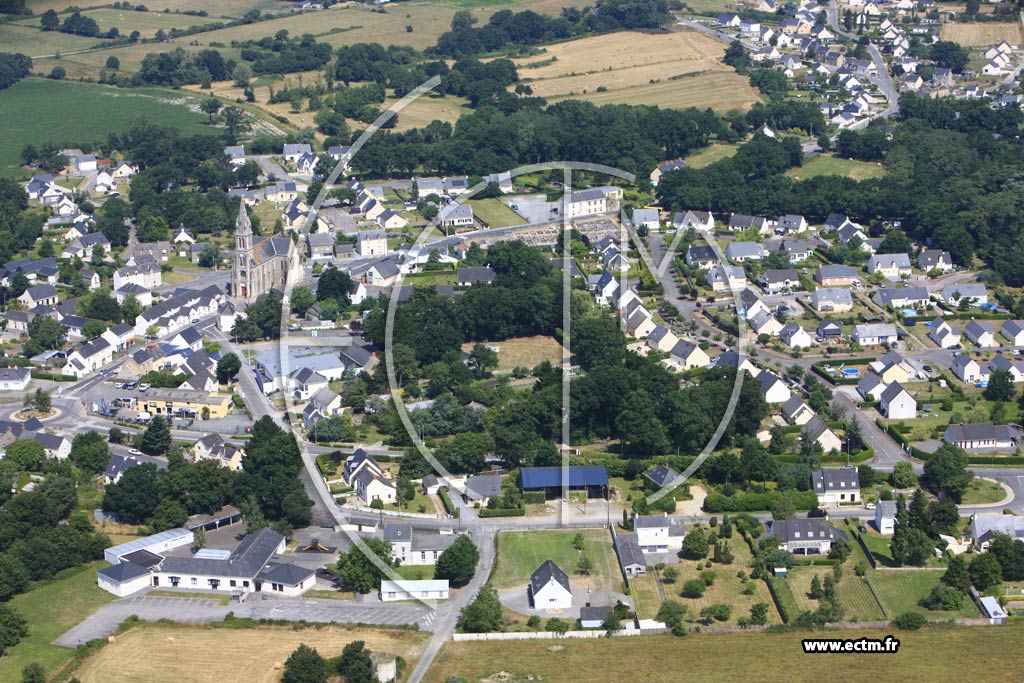 Photo arienne de Sainte-Reine-de-Bretagne