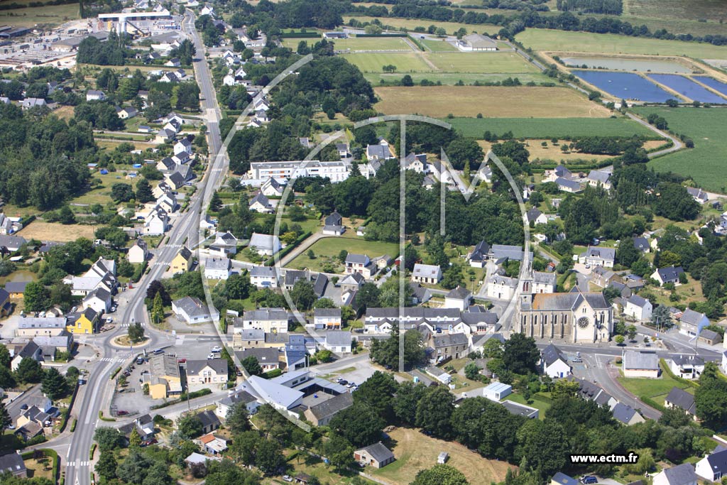 Photo arienne de Sainte-Reine-de-Bretagne