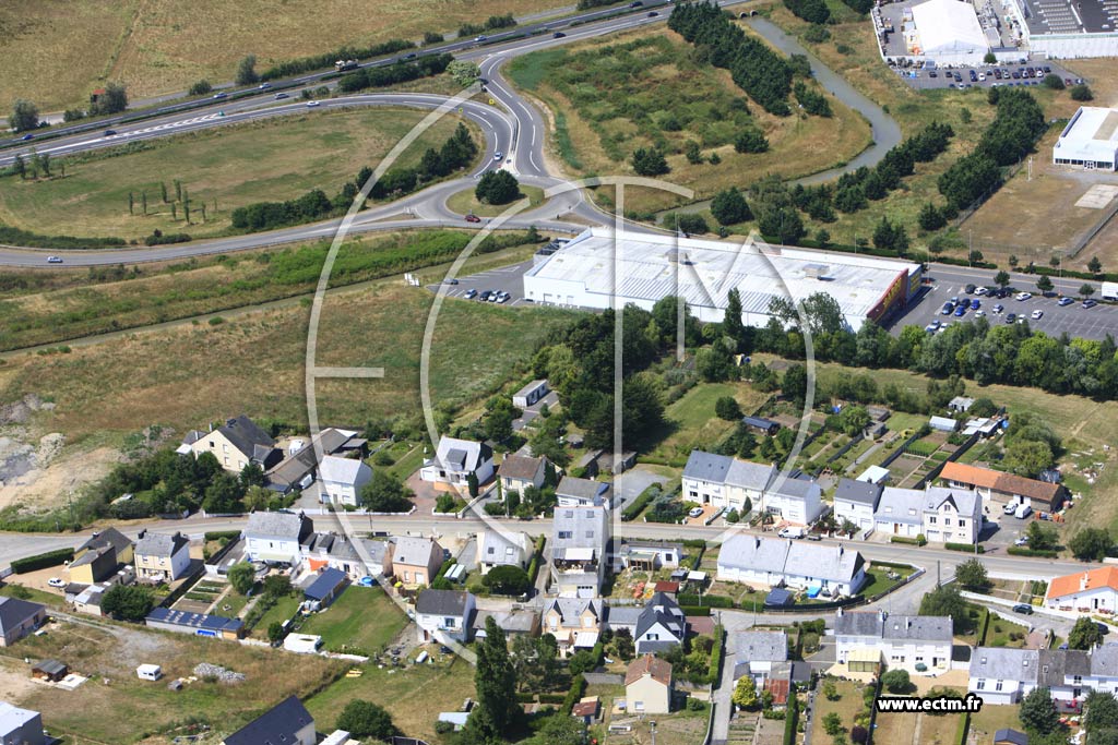 Photo arienne de Trignac (La Butte de Savine)
