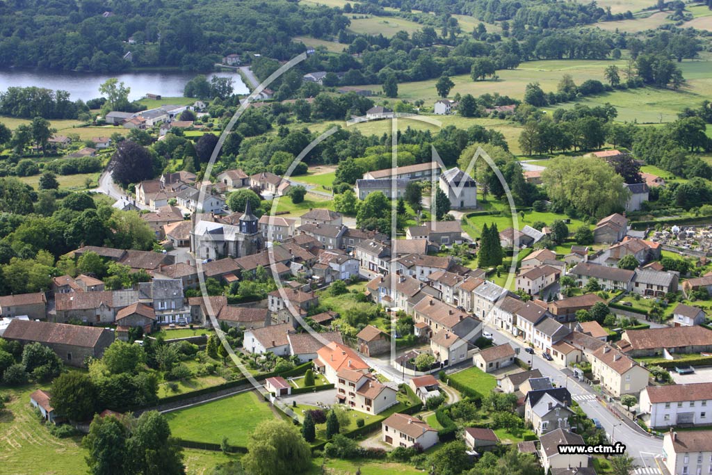 Photo arienne de Cieux (Ville)