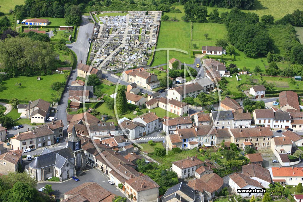 Photo arienne de Cieux (Ville)