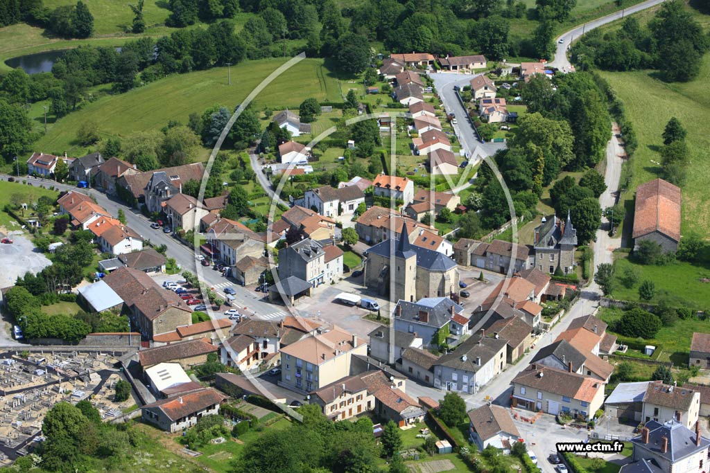Photo arienne de Peyrilhac