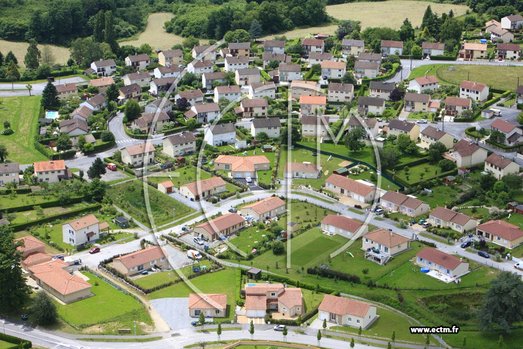 Photo arienne de Rilhac-Rancon (La Croix du Sud)