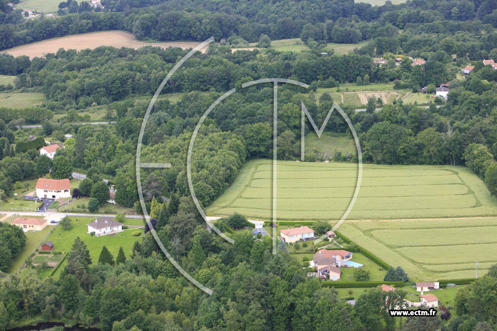 Photo arienne de Rilhac-Rancon (Les Quatre Routes)