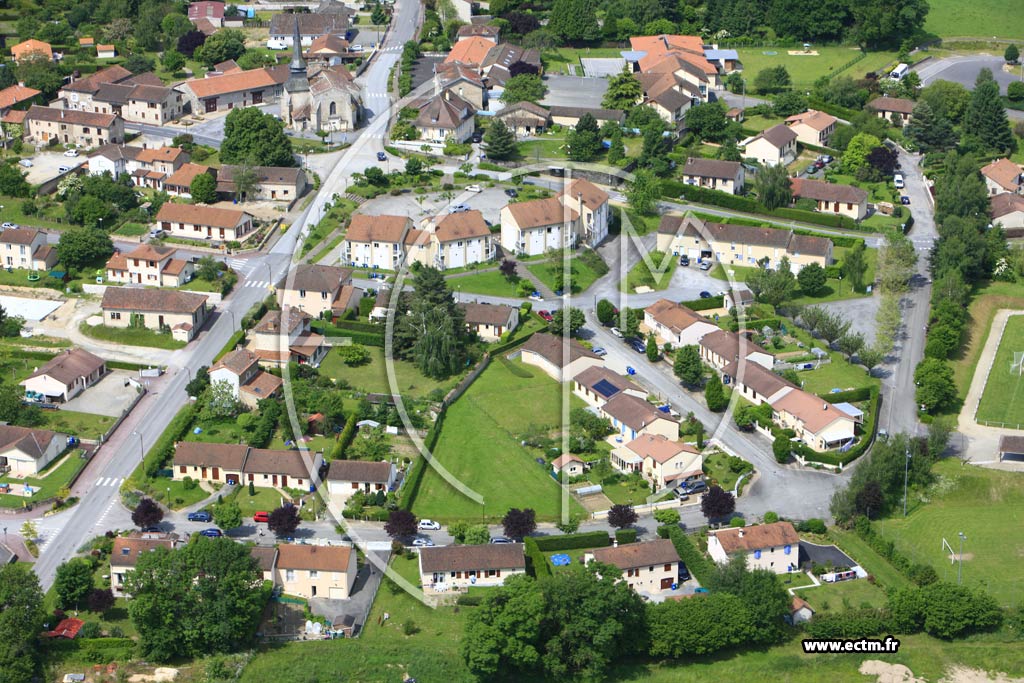 Photo arienne de Saint-Gence