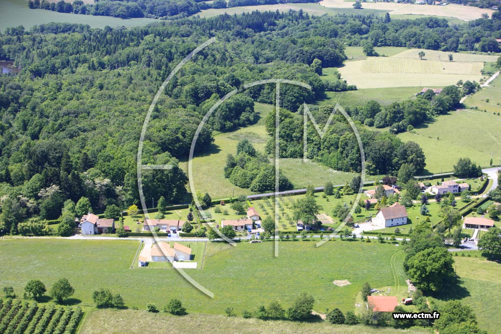 Photo arienne de Saint-Gence (La Lande)