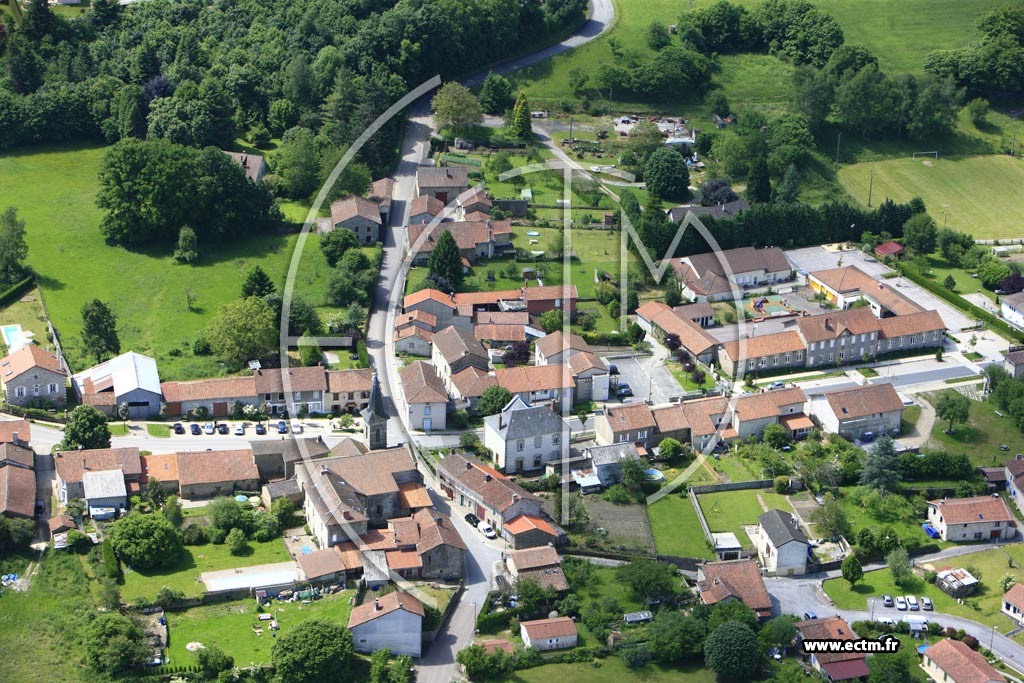 Photo arienne de Saint-Jouvent