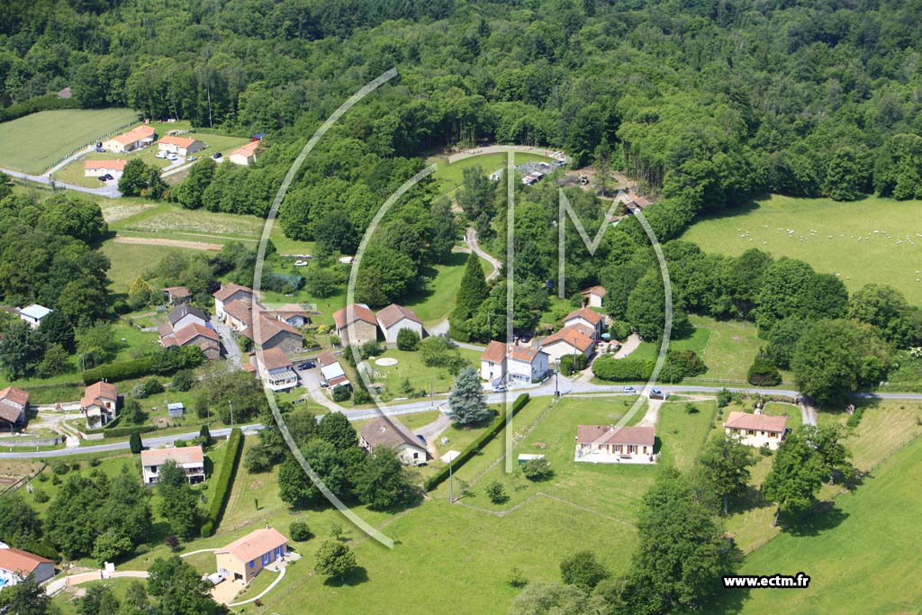 Photo arienne de Saint-Jouvent (Font-Besse)