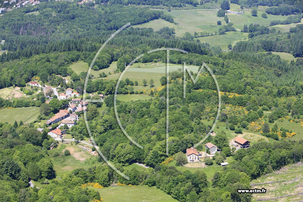 Photo arienne de Saint-Lger-la-Montagne