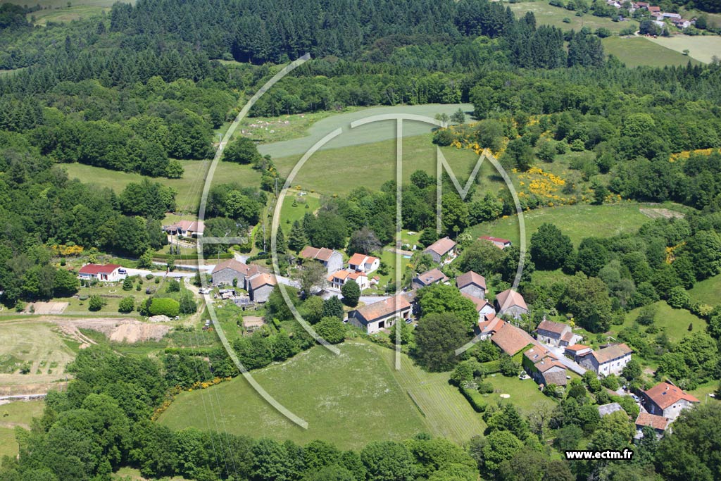 Photo arienne de Saint-Lger-la-Montagne