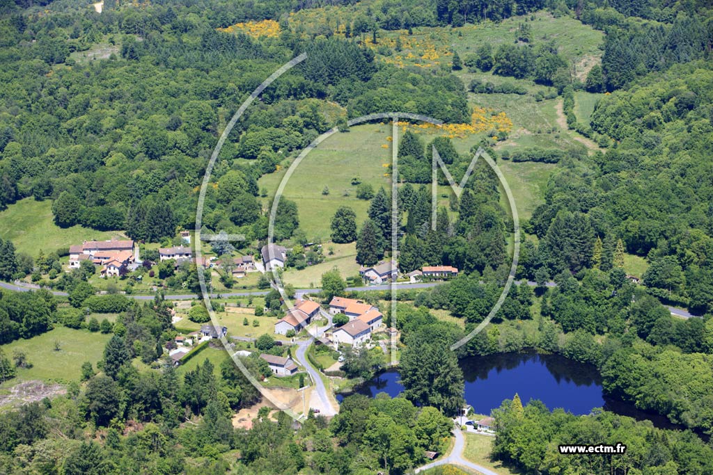 Photo arienne de Saint-Sylvestre