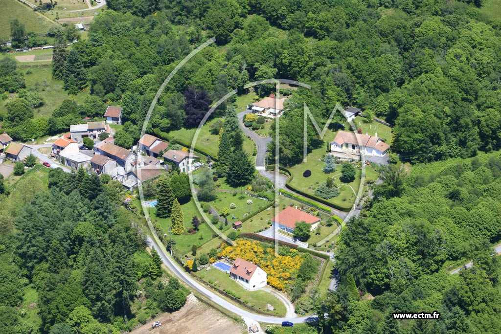 Photo arienne de Saint-Sylvestre