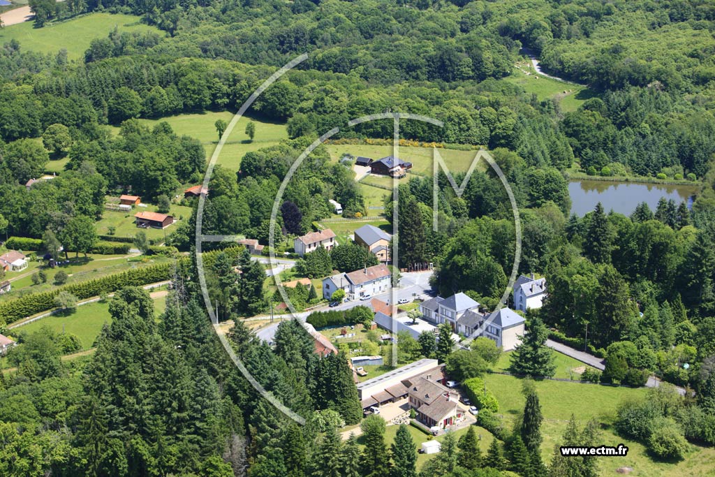 Photo arienne de Saint-Symphorien-sur-Couze