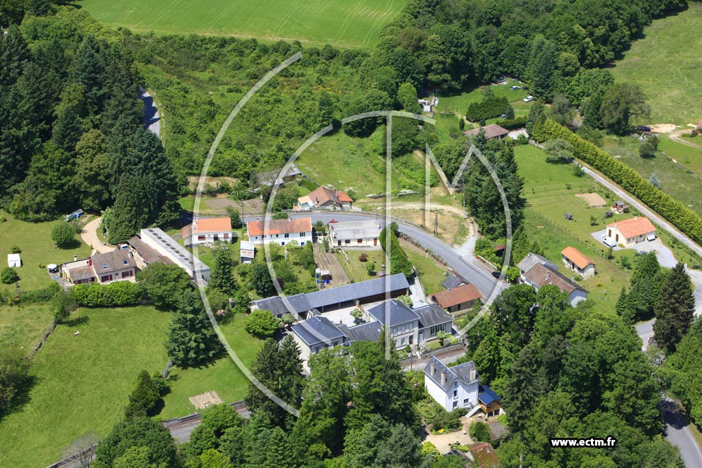 Photo arienne de Saint-Symphorien-sur-Couze