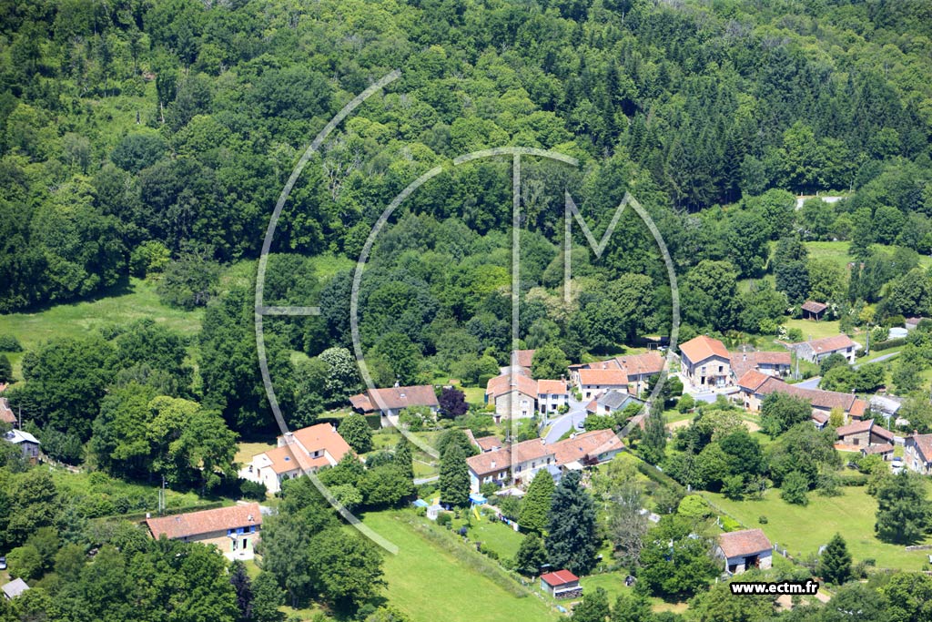 Photo arienne de Vaulry (Puyboureau)