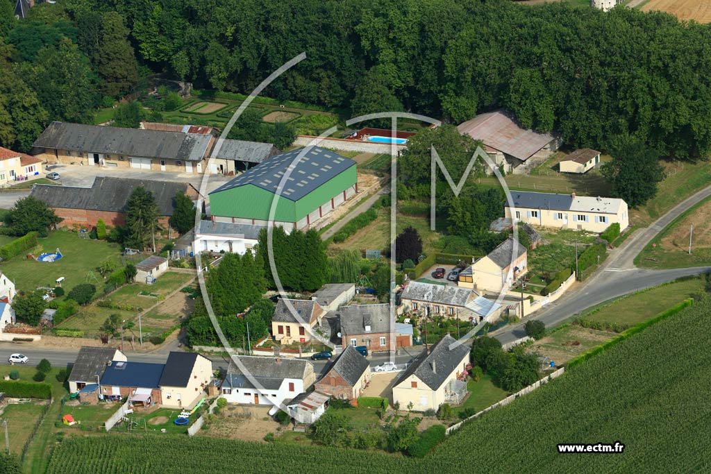 Photo arienne de Autremencourt