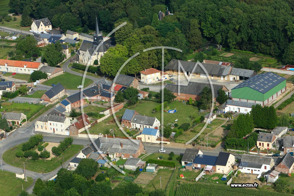 Photo arienne de Autremencourt
