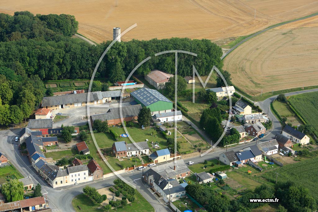 Photo arienne de Autremencourt