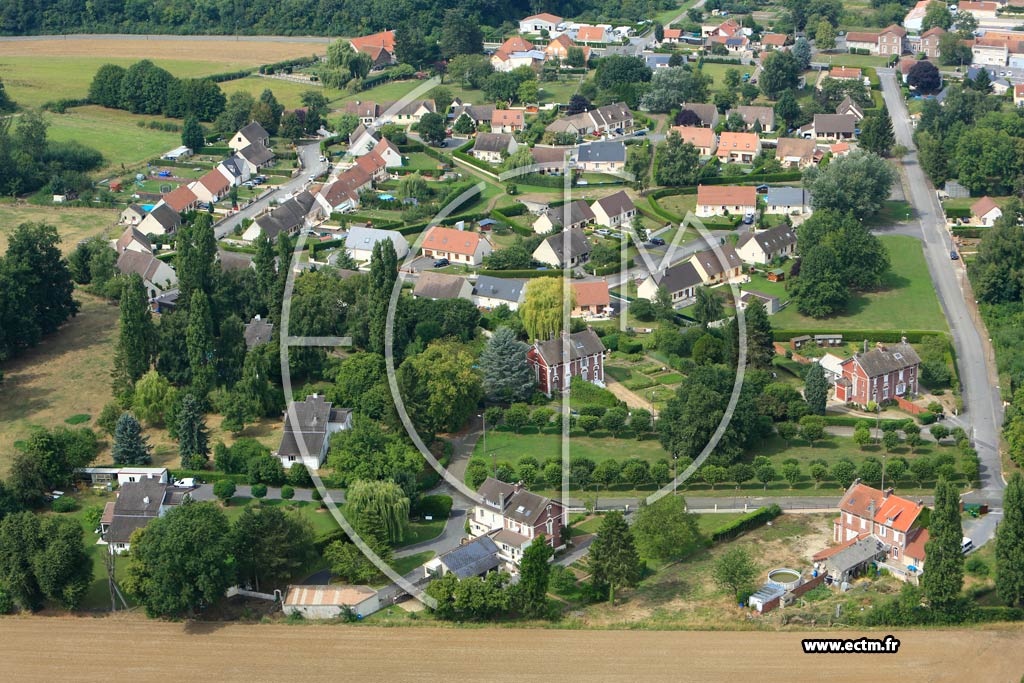 Photo arienne de Autreville