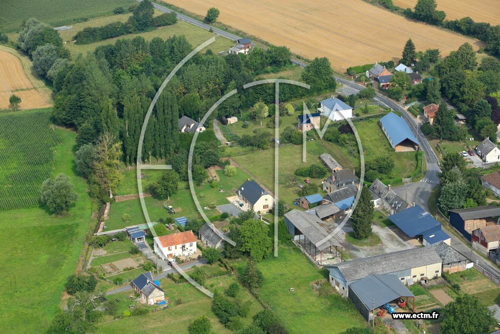 Photo arienne de Bosmont-sur-Serre