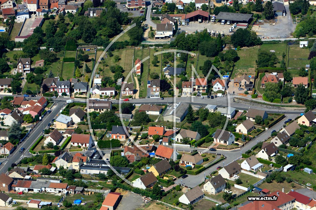 Photo arienne de Chauny (Centre-Est)