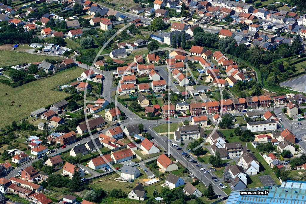 Photo arienne de Chauny (Centre-Ouest)
