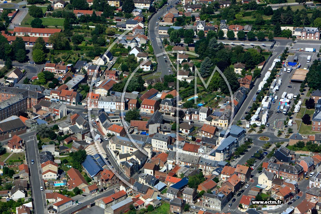 Photo arienne de Chauny (Centre-Ouest)
