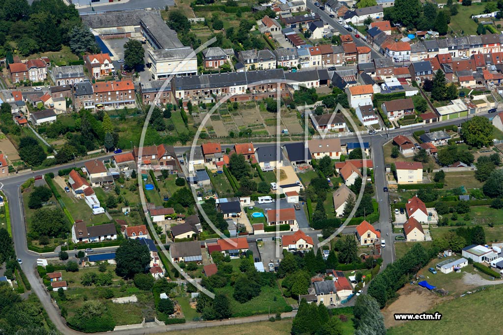 Photo arienne de Chauny (Centre-Ouest)